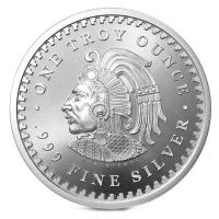 USA Aztekenkalender 1 Oz Silber Rckseite