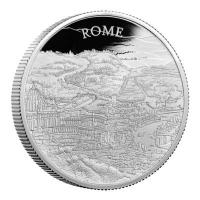 Grobritannien 5 GBP City Views (2.) Rom (Rome) 2022 2 Oz Silber PP