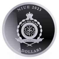 Niue 2 NZD Magnum Opus PROOF 2023 1 Oz Silber PP Rckseite