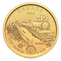 Kanada 200 CAD Goldrausch Serie (3): Weg des Goldes 2023 1 Oz Gold