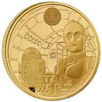 Grobritannien 100 GBP Star Wars(TM) R2-D2(TM) and C-3PO(TM) 2023 1 Oz Gold PP 