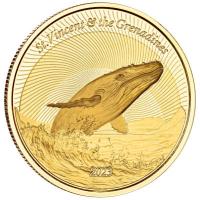 St. Vincent und Grenadinen 10 Dollar EC8_6 Buckelwal (Humpback Whale) 2023 1 Oz Gold