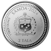 Samoa - 2 Tala St. Georg und der Drache 2024 - 1 Oz Silber PL