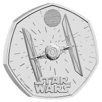 Grobritannien 50 Pence Star Wars(TM) TIE Fighter 2024 Blister