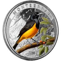 Montserrat 2 Dollar EC8_6 Pirol (Oriole) 2023 1 Oz Silber Color