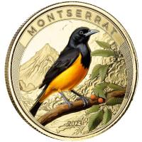 Montserrat 10 Dollar EC8_6 Pirol (Oriole) 2023 1 Oz Gold Color