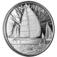 Anguilla 2 Dollar EC8_6 Segelregatta 2023 1 Oz Silber