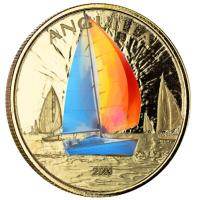 Anguilla 10 Dollar EC8_6 Segelregatta 2023 1 Oz Gold Color
