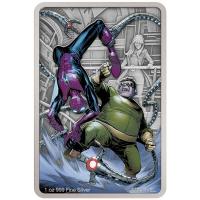 Niue 2 NZD Marvel(TM) Spider-Man(TM) Villains: Doctor Octopus(TM) (1.) 1 Oz Silber Antik Finish Color