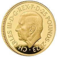 Grobritannien 25 GBP James Bond: Six Decades of 007 (5.) Die 2000er Jahre 2024 1/4 Oz Gold PP Rckseite
