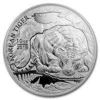 Sdkorea - Koreanischer Tiger 2018 - 10 Oz Silber