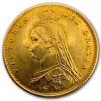 Grobritannien 1/2 Sovereign Victoria 3,66g Gold