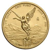 Mexiko Libertad Siegesgttin 2024 1/10 Oz Gold
