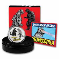 Niue 5 NZD Godzilla vs. Monsters: Godzilla vs. Mechagodzilla 2024 2 Oz Silber Color