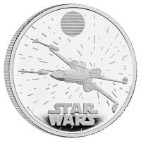 Grobritannien 2 GBP Star Wars(TM) X-Wing 2024 1 Oz Silber PP 