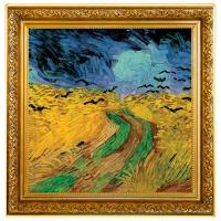 Niue - 1 NZD Vincent Van Gogh 170. Jubilum: Weizenfeld mit Krhen (Wheatfield with Crows) 2023 - 1 Oz Silber PP Color