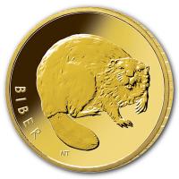 Deutschland - 20 Euro Rckkehr der Wildtiere (3.) Biber - 1/8 Oz Gold