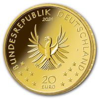 Deutschland 20 Euro Rckkehr der Wildtiere (3.) Biber 1/8 Oz Gold Rckseite
