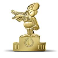 Frankreich - 200 EURO Asterix bei den Olympischen Spielen 2024 - 1 Oz Gold PP Shaped