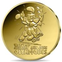 Frankreich - 5 EURO Asterix bei den Olympischen Spielen 2024 - Gold PP