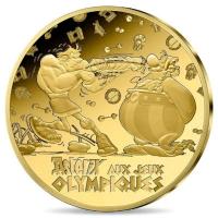 Frankreich - 50 EURO Asterix bei den Olympischen Spielen 2024 - 1/4 Oz Gold PP