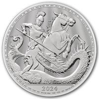 Grobritannien 2 GBP St. George and the Dragon 2024 1 Oz Silber