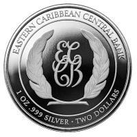 Antigua u. Barbuda - 2 Dollar EC8_6 Rum Runner 2023 - 1 Oz Silber Color