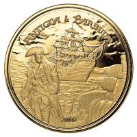 Antigua u. Barbuda 10 Dollar EC8_6 Rum Runner 2023 1 Oz Gold