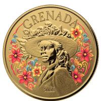 Grenada - 10 Dollar EC8_6 La Diablesse 2023 - 1 Oz Gold Color (nur 100 Stck!!!)