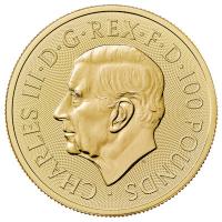 Grobritannien 100 GBP James Bond: Six Decades of 007 (2.) Die 70er Jahre 2024 1 Oz Gold Rckseite