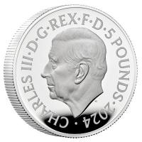 Grobritannien 5 GBP James Bond: Six Decades of 007 (6.) Die 2010er Jahre 2024 2 Oz Silber PP Rckseite