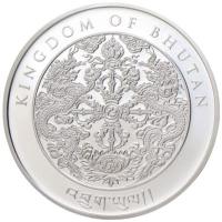 Bhutan 200 Nu Lunar Jahr des Drachen 2024 1 Oz Silber Rckseite