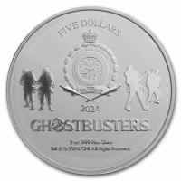 Niue 5 NZD 40 Jahre Ghostbusters(TM) Stay Puft 2 Oz Silber Color High Relief Rckseite