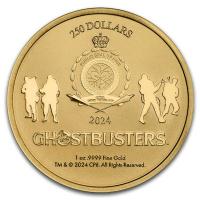Niue 250 NZD 40 Jahre Ghostbusters(TM) Logo 1 Oz Gold Rckseite