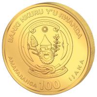 Ruanda 100 RWF Nautische Unze Cutty Sark 2024 1 Oz Gold Rckseite