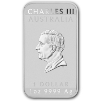 Australien 1 AUD Drachen Barren 2024 1 Oz Silber Rckseite