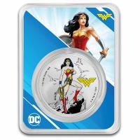 Samoa 5 Dollar DC Comics(TM)  Wonder Woman(TM) 2024 1 Oz Silber Color