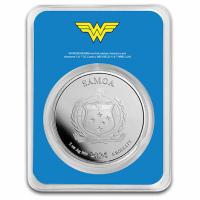 Samoa 5 Dollar DC Comics(TM)  Wonder Woman(TM) 2024 1 Oz Silber Color Rckseite