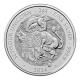 Grobritannien - 5 GBP Tudor Beasts (4.) The Seymour Unicorn / Einhorn 2024 - 2 Oz Silber