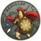 Legendary Warriors - (3.) Achilles -  1 Oz Silber Antik Finish Color