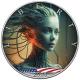 USA - 1 USD Silver Eagle Knstliche Intelligenz (7.) Cyber Girl - 1 Oz Silber Color